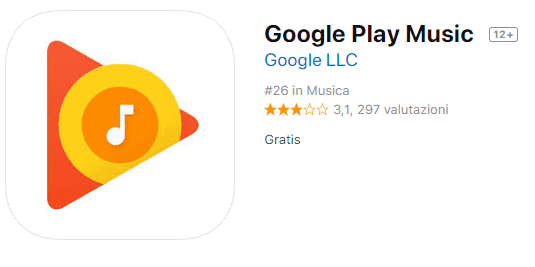 app per ascoltare musica offline con google play music