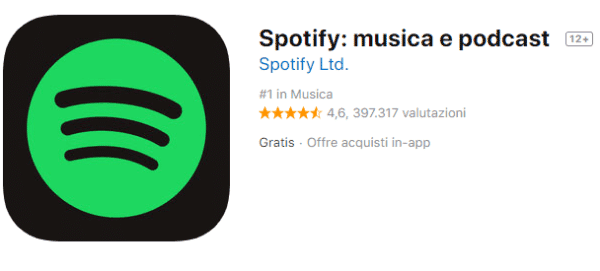 app per ascoltare musica offline con spotify