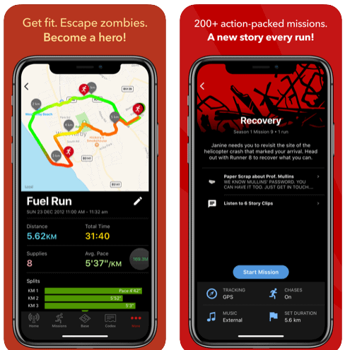 App Per Correre con zombie run