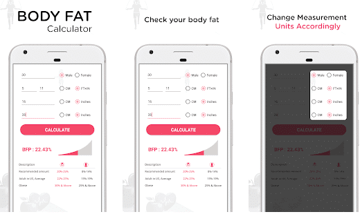 body fat app