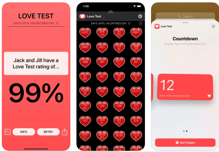 love test compatibility applicazioni per copie