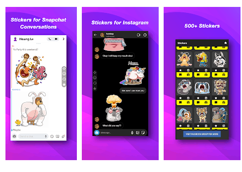 stickers for snapchat e instagram